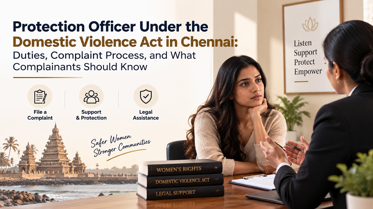 Protection Officer Under the Domestic Violence Act in Chennai: Duties, Complaint Process, and What Complainants Should Know